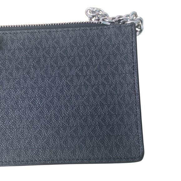 Michael Kors MK Black Fanny Pack Logo Belt Wallet Waist Bag XL 8" x 5" x 1" NEW - Picture 2 of 6